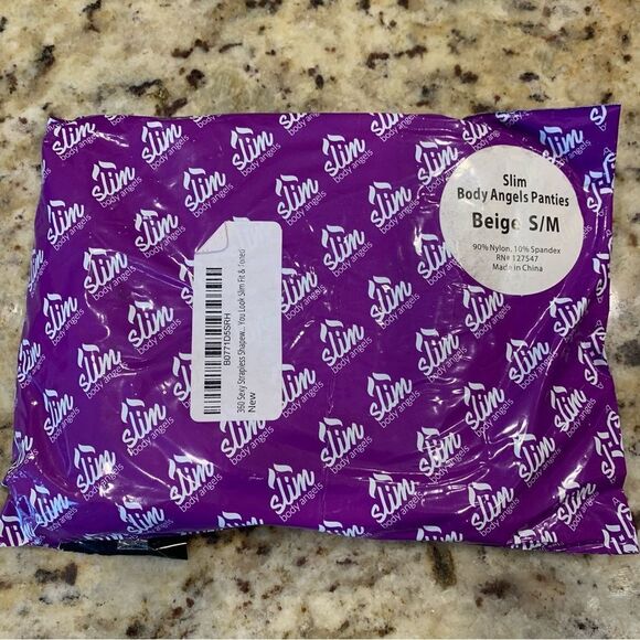 Slim Body Angels Size S/M High Waisted Shaper Style Panties Beige NEW 3 PAIR - Picture 1 of 6